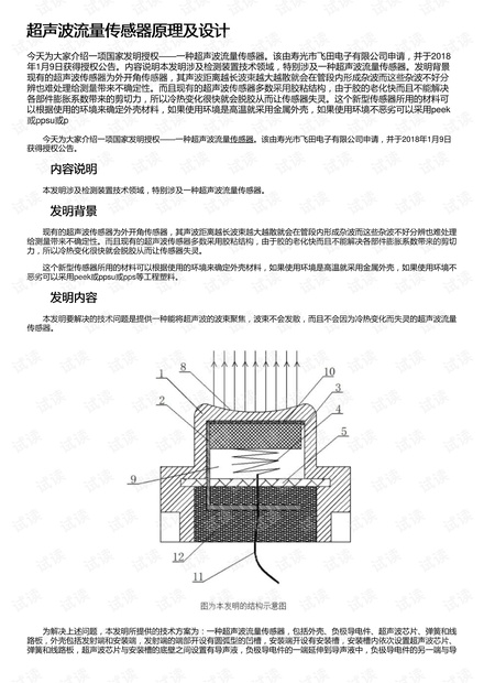 高温流量传感器